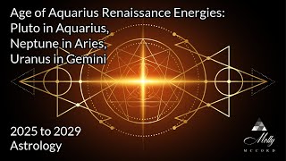 Rare Triad Pluto in Aquarius Neptune in Aries Uranus in Gemini  2025 to 2029 Astrology [upl. by Derwin526]