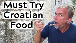 WHAT TO EAT IN DUBROVNIK CROATIA  DUBROVNIK CROATIA FOOD TOUR [upl. by Meridith3]