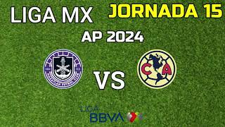 MAZATLAN VS AMERICA JORNADA 15 HORARIO FECHA Y CANAL [upl. by Annairt]