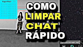 COMO LIMPAR O CHAT DA SALA AVAKIN LIFE [upl. by Stolzer]