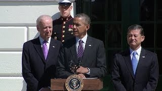 The Wounded Warrior Projects Soldier Ride at the White House [upl. by Veneaux]