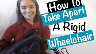 Breaking down a Rigid lightweight wheelchair  Quickie Q7 Life On Wheels 2 [upl. by Chic]