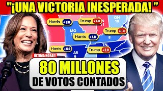 ¡¡¡UNA VICTORIA INESPERADAI ¡Impactante Mapa Electoral 2024 Kamala vs Trump [upl. by Attiuqram]