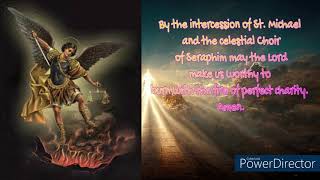 quotChaplet of St Michael the Archangel  Powerful Prayer for Protection and Strengthquot [upl. by Pasol609]