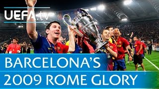 Barcelona v Manchester United 2009 UEFA Champions League final highlights [upl. by Enairb]