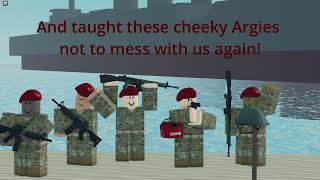 Battle of the FalklandsFalkland War Song [upl. by Aderf95]