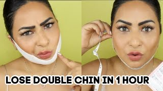 LOSE DOUBLE CHIN IN 1 HOUR [upl. by Llennahs]