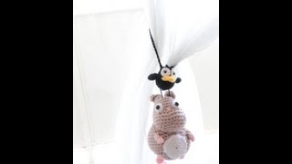 Amigurumi Spirited away Yubird and baby boh curtain tiesplush [upl. by Osugi123]