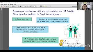 IVA Para Prestadores de Servicios Personales [upl. by Naols]