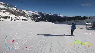 Andorra  Vallnord  Arinsal  Port Vell full ski descent from a beginner [upl. by Seagrave]