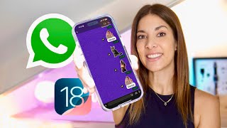 Así FUNCIONA Whatsapp con iOS 18 y 5 TRUCOS Secretos 2024 [upl. by Abey752]