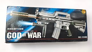 Pubg m4 Assault rifle Toy gun Unboxing and Testing  Unboxing Zone [upl. by Ana]