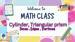 3D cylinder and Triangular prism [upl. by Krantz]