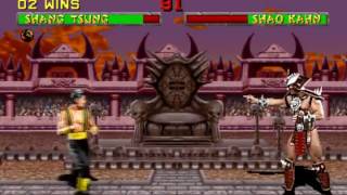 Mortal Kombat 2  Shang Tsung Arcade playthrough [upl. by Ahsieat]