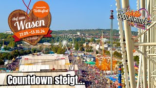 177 Cannstatter Volksfest 2024  Countdown steigt  Trailer  Clip by CoolKirmes [upl. by Nosle]