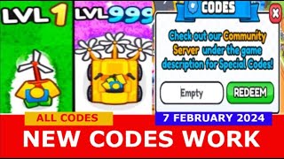 NEW CODES UPD Mowing Simulator ROBLOX  ALL CODES  FEBRUARY 7 2024 [upl. by Hachman]