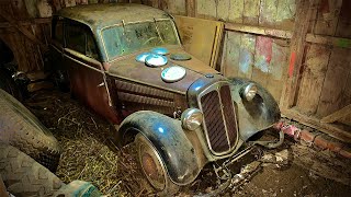 1939 DKW Barn Find Rescue After 60 Years at the Junkyard [upl. by Boycey]