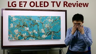 LG E7 OLED TV Review vs B7 [upl. by Falcone900]