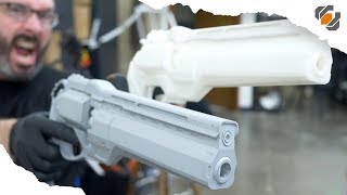 How to Make a Two Part Silicone Mold  Destiny Hand Cannon Casting [upl. by Inat606]