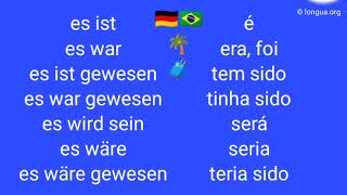 A1 A2 B1  Deutsch lernen Grammatik Test Deutsche Grammatik Portugiesisch português foi era [upl. by Marciano]