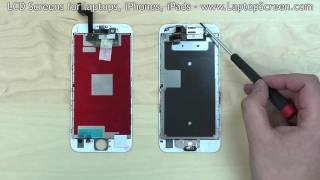 iPhone 6S screen replacement  digitizer glass and LCD reinstallation instructions [upl. by Harwilll]