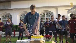 Jason Behrendorffs birthday celebrations  RCB Bold Diaries [upl. by Hanselka]