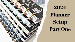 2024 Planner Setup  Part One  Happy Planner [upl. by Bremble]