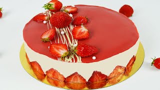 FRAISIER À LA CRÈME DIPLOMATE  LA RECETTE PARFAITE [upl. by Awram630]