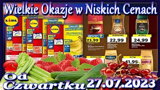 Lidl Nowa Gazetka Promocyjna Oszczędzaj z Lidlem Od 27072023 Kupuj więcej za mniej – Okazje Lidla [upl. by Suiddaht237]