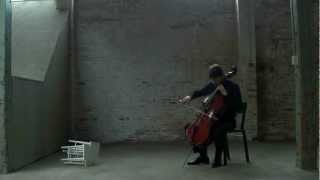 Rudolf Escher Sonata per violoncello solo  played by Örs Köszeghy [upl. by Haerr428]