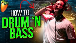 How To Drum And Bass FL Studio Tutorial [upl. by Kallista]