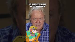 Jim Cummings does 15 Disney voices in 60 seconds [upl. by Ardnajela357]