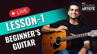 LIVE Lesson 1  Beginners Guitar Lesson  Introduction to Guitar 🎸 guitar siffyoungartiste [upl. by Redmer553]