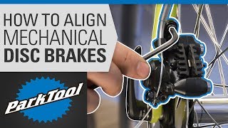 How to Align a Mechanical Disc Brake on a Bike [upl. by Beulah]