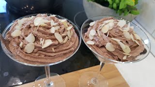 Dessert im Glas  NUR 5 MINUTEN Tolles Dessert Rezept mit wenig Zutaten [upl. by Elleinnad709]