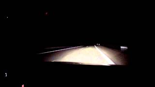 German Autobahn at night 30km in 7min 30sec avarage speed 240 kmh [upl. by Yvette]