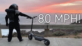 RION RE90 Electric Scooter Review  The Worlds Fastest Hyperscooter [upl. by Sitruc878]