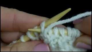 How to knit  Basic Rib 1x1 Stitch 1x1 ribbing  knitting tutorial for beginners [upl. by Livvyy]