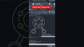 Autocad mechanical practice drawing  2d drawing  autocad tutorial in hindi  autocad 2d [upl. by Nirred]