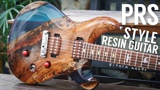 I Built a Resin Guitar Body in PRS Style  Full Build [upl. by Annasiul]