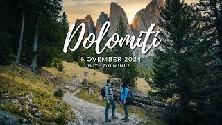 Dolomiti  Novembre 2024 [upl. by Dahraf]