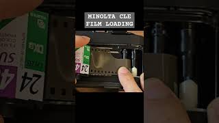 MINOLTA CLE Film Loading [upl. by Annabell]