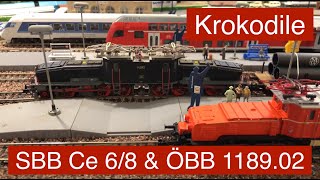 Krokodile der SBB und ÖBB in H0 [upl. by Yard]