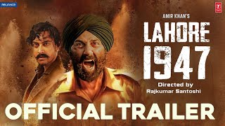 Lahore 1947 Official Trailer Aamir khan Sunny Deol  Preity zinta  Rajkumar Santoshi Updates [upl. by Wedurn]