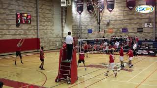 LA HIGHLIGHTS Verdugo Hills Boys Volleyball takes down Arleta 30 [upl. by Leimaj]