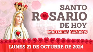 Santo Rosario del Día  Lunes 21 de octubre de 2024  Los Misterios Gozosos rosariodehoycorto [upl. by Nuahsar]