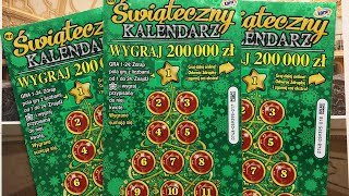 ⭐️ŚWIĄTECZNY KALENDARZ🎄premiera zdrapki lotto [upl. by Brecher]