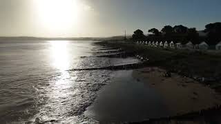 Along Dunster Beach West Somerset 19th October 2024 DJI Mini 4 Pro amp DJI Mic [upl. by Windy]