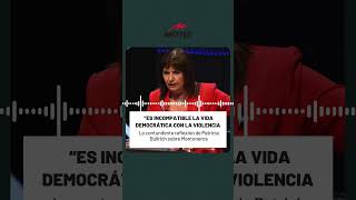 La contundente reflexión de Patricia Bullrich sobre Montoneros [upl. by Gahan]