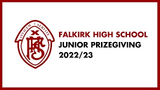 Falkirk High School  Junior Prizegiving 202223 [upl. by Issirk363]